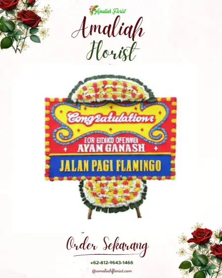 Sewa Papan Bunga Marongge